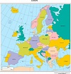 europe map hd with countries