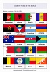 Printable Country Flags of the world (with names) | Memozor