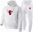 QXYJ Chicago Bulls - Traje de baloncesto con capucha, manga larga, ropa ...
