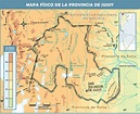 Mapa físico de la Provincia de Jujuy | Gifex
