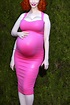 Christina Hendricks Pregnancy and Fashion · Creative Fabrica