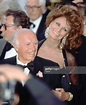 Italian film producer Carlo Ponti with his wife, actress Sophia ...