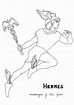 Hermes Coloring Page Greek God Mythology Unit Study By | Ancient greek ...