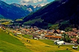 Sankt Anton am Arlberg, een van de belangrijkste wintersportgebieden ...