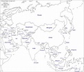 Información e imágenes con Mapas de Asia Político, Físico y para ...