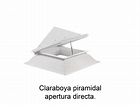 Claraboyas completas piramidales – Zona Plástica