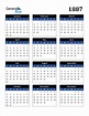 1887 Calendar (PDF, Word, Excel)