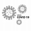 Ilustración de Dibujo Forma De Coronavirus O Ilustración De Cóvido19 ...