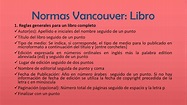 Sistema De Citas Vancouver — Estilo Vancouver