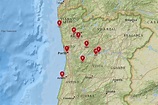 Map Of Northern Portugal - Cities And Towns Map