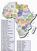 Map Of Africa With Countries And Capitals