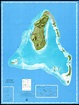 Map of the Aitutaki atoll, Cook Islands, South Pacific | Travel Maps ...