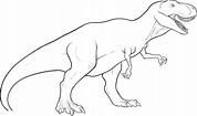 Dinosaurios para colorear 🥇 ¡Dibujos para imprimir y pintar!