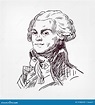 Maximilien Robespierre Vector Sketch Portrait Editorial Photography ...