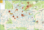 Stadtplan von Granada Stadt | Detaillierte gedruckte Karten von Granada ...
