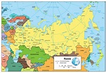 Karten von Russland | Karten von Russland zum Herunterladen und Drucken