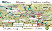 Der Brocken | Wanderkarte und Mountainbike-Karte (wasser- und reißfest)