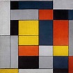 Obra de Arte - Composición nº VI - Piet Mondrian