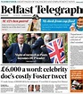 Newspaper Belfast Telegraph (United Kingdom). Newspapers in United ...