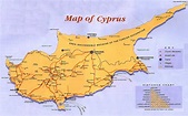 Cyprus Map. | Map, Cyprus, Travel around europe