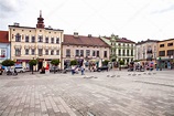Oswiecim Poland August 2017 Main Square City Tenements Main Square ...