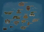 Mapa do King Legacy: ordem das ilhas e níveis recomendados - Liga dos Games