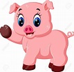 Illustration Of Cute Baby Pig Cartoon Royalty Free Cliparts, Vectors ...