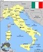 Map of Italy cities: major cities and capital of Italy