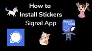How to Add More Stickers To Signal App [Using SignalStick] - YouTube