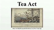 Tea Act - YouTube