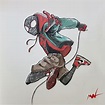 Spiderman multiverse draw Art Sketches, Art Drawings, Miles Morales ...