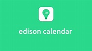 Intro of Edison calendar app - YouTube