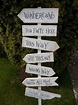 Alice in Wonderland signpost in 2020 | Alice in wonderland decorations ...