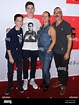 Titus Welliver (right) and family attending "The Gunman" Los Angeles ...