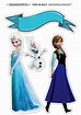 Frozen Elsa Anna Olaf Imprimible Fiesta Imagen Uso Como Hierro En La ...