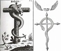 Flamel snake cross crown wings | Serpent snake, Snake tattoo, Sacred art