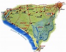 Doñana National Park map of huelva doñana national park map, huelva ...