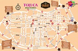 Mapa turístico y de servicios de Toluca, Lugares de interés en Toluca ...