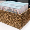 Storing puzzles in zipped pouches in a basket or bin saves space and ...