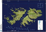 Mapa satelital de las Islas Malvinas | Gifex