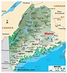 Mapas de Maine - Atlas del Mundo