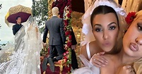 Así fue la lujosa boda de Kourtney Kardashian y Travis Barker en Italia