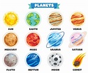 planetas de colores del sistema solar 2391260 Vector en Vecteezy