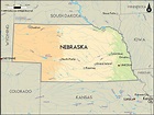 Physical Map Of Nebraska Ezilon Maps | Images and Photos finder