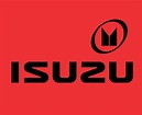 isuzu logo marca símbolo con nombre negro diseño Japón coche automóvil ...