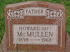 Howard “Pat” McMullen (1898-1968): homenaje de Find a Grave
