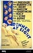 MOVIE POSTER DINNER AT EIGHT (1933 Stock Photo - Alamy