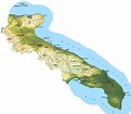 Cartina Idrografica Della Puglia - Cartina Geografica Mondo