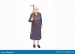 Grandmother holding a cane stock image. Image of female - 11073113