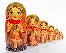 Russian Nesting Dolls 7pcs 21cm/83 Stacking Doll | Etsy
